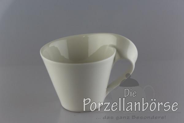 Milchkaffeebecher - Villeroy & Boch - New Wave weiß