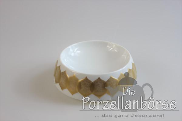 Schälchen - Rosenthal - Lotus - Goldblatt