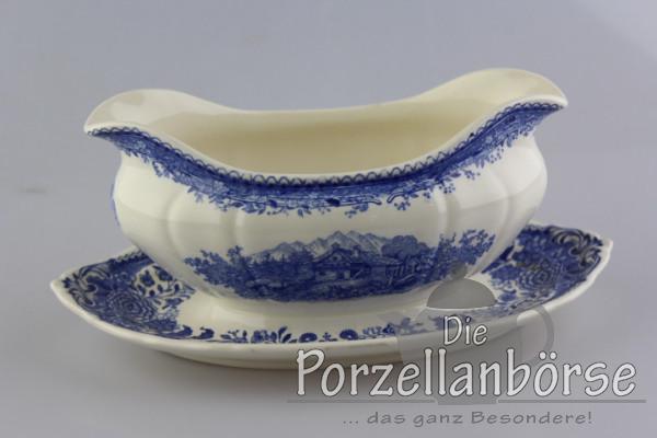 Sauciere einteilig - Villeroy & Boch - Burgenland blau