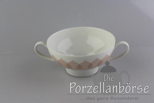 Suppentasse - Rosenthal - Lotus - Gravad Rosa