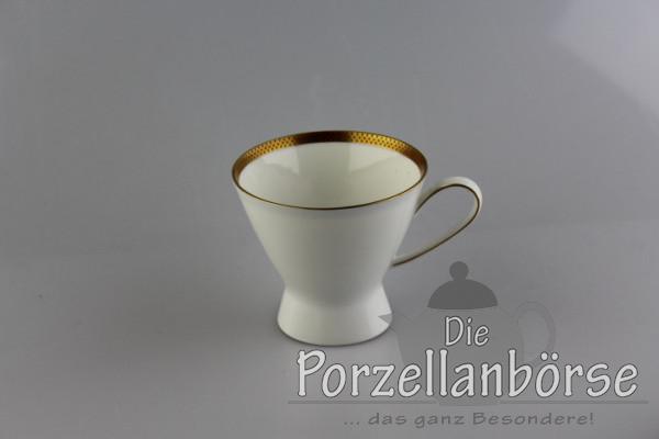 Kaffeetasse - Rosenthal - Form 2000 - Ätzgoldrand mit Rauten