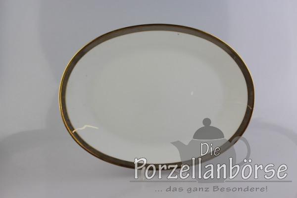 Fleischplatte 28 cm - Rosenthal - Form 2000 - Gala braun