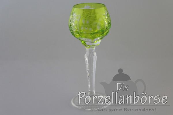 Schnapsglas klein - Traube - hell grün