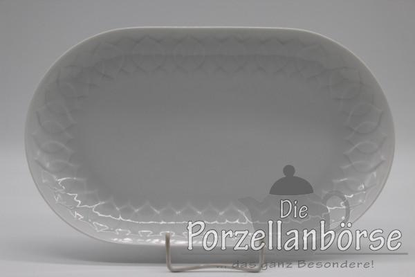 Fleischplatte 28,5 cm - Rosenthal - Lotus - weiß