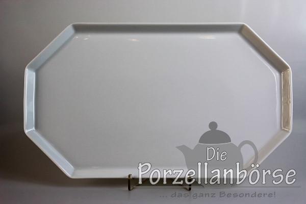 Fleischplatte 32,5 cm - Rosenthal - Polygon - weiß