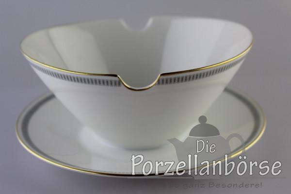 Sauciere - Rosenthal - Form 2000 - Graue Rechtecke