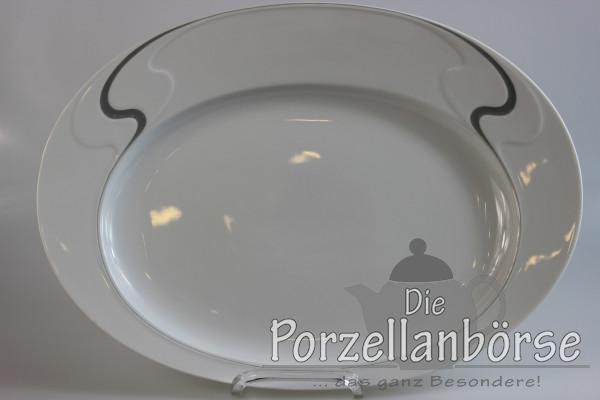 Fleischplatte 34,5 cm - Rosenthal - Asimmetria - Schiefer