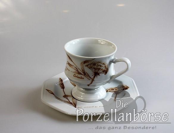 Kaffeetasse 2 tlg. - Gallo - Leonardo - Feldblüten