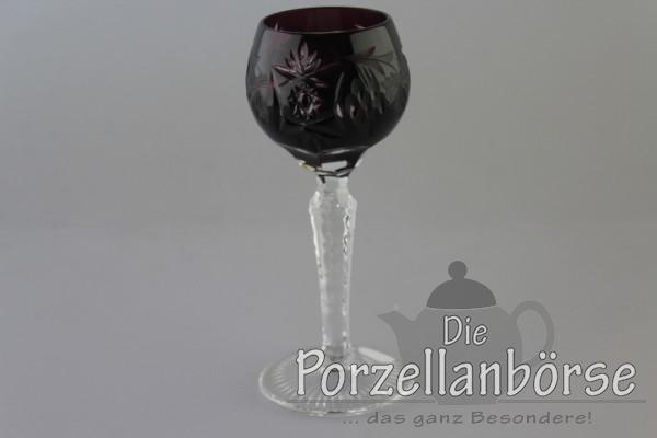 Schnapsglas - Traube - dunkel rot