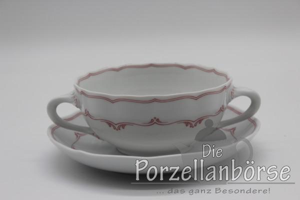 Suppentasse 2 tlg. - Hutschenreuther - Maria Theresia - Mainau