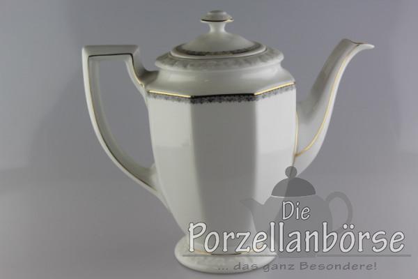 Kaffeekanne - Rosenthal - Maria grau/gold