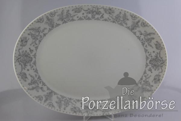 Fleischplatte - Rosenthal - Form 2000 - Idyll grau