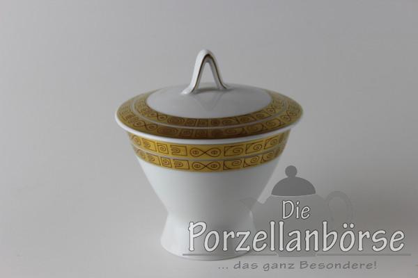 Zuckerdose - Rosenthal - Form 2000 - Goldmuster