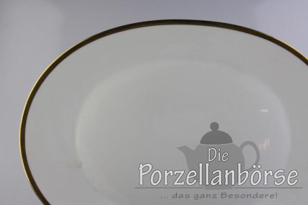 Fleischplatte 39,5 cm - Rosenthal - Form 2000 - Goldband mit Streifen