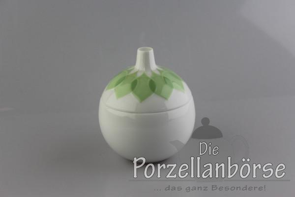 Zuckerdose - Rosenthal - Lotus - Secunda grün