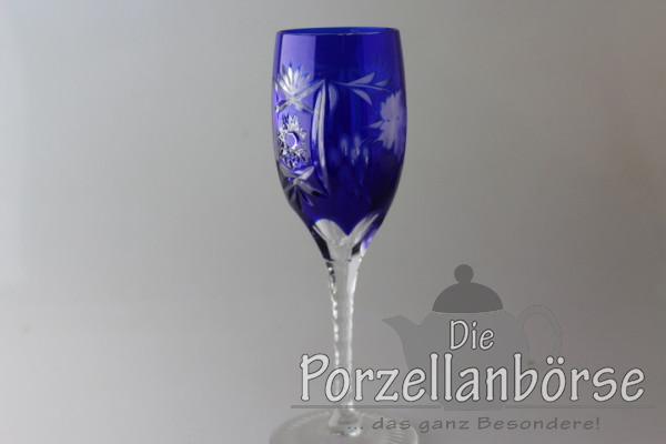 Sherryglas-dunkel Blau