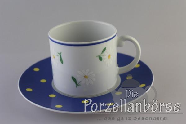 Kaffeetasse mit Untert. 2 teilig - Seltmann Weiden - Holiday - Magarite