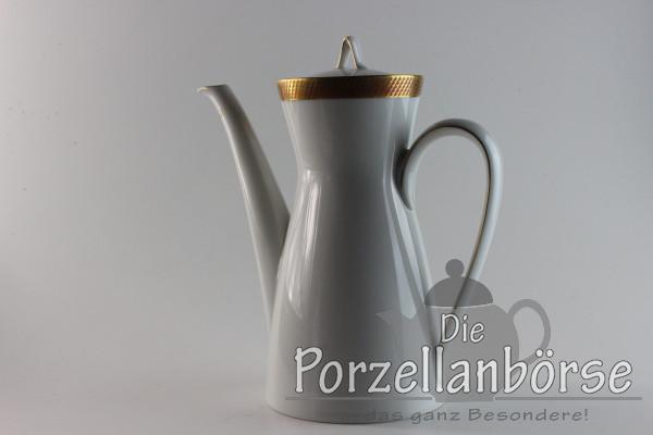 Kaffeekanne - Rosenthal - Form 2000 - Goldgitter