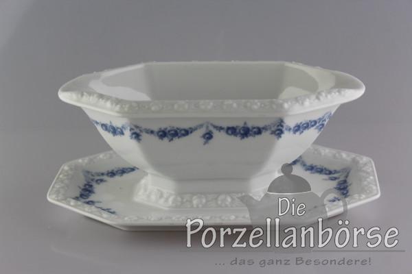 Sauciere - Rosenthal - Maria - Rosenkante blau