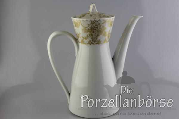 Kaffeekanne groß - Rosenthal - Form 2000 - Idyll gold