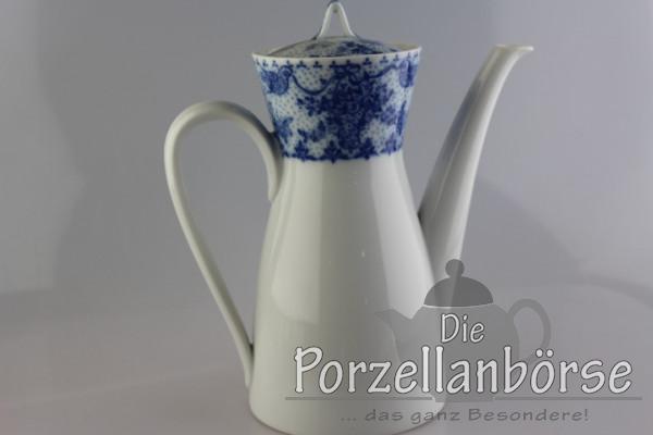 Kaffeekanne - Rosenthal - Form 2000 - Idyll kobalt