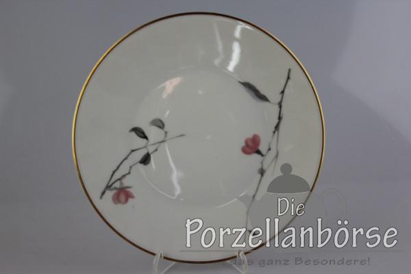 Brotteller Ø 17 cm - Rosenthal - Form 2000 - Japanischer Blütenzweig