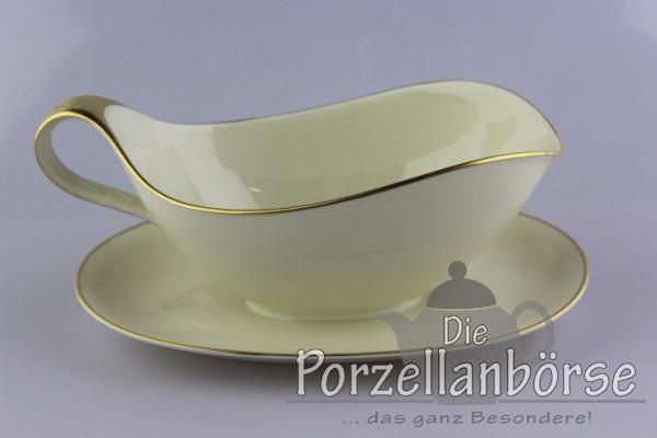 Sauciere - Heinrich - Anmut - Creme/Gold schmal