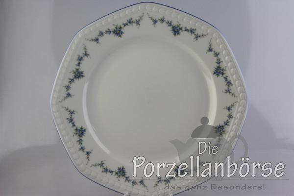 Speiseteller Ø 24,5 - Seltmann Weiden - Andrea - blaue Ranke