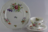 Kaffeegedeck klein 3 tlg. - Rosenthal - Sommerstrauß Kaffeegedeck klein 3 tlg. - Rosenthal - Sommerstrauß