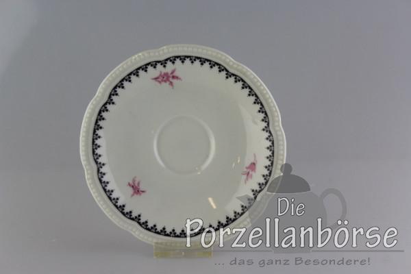 Untertasse für Teetasse - Heinrich - rosa Blüte