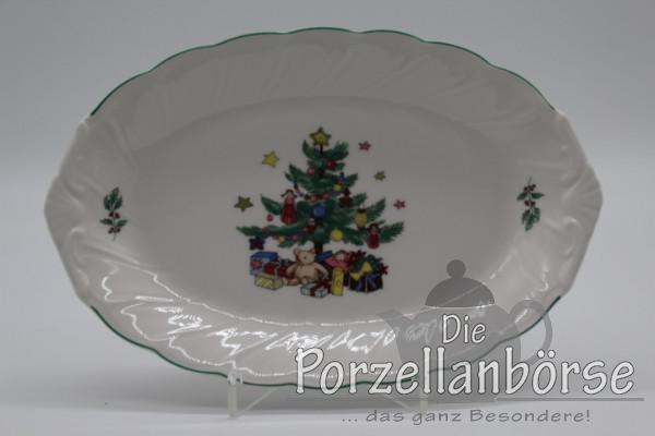 ovale Platte 23 cm - Nikko Japan - Happy Holidays