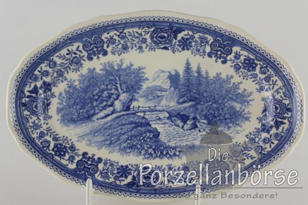 Fleischplatte 26 cm - Villeroy & Boch - Burgenland blau