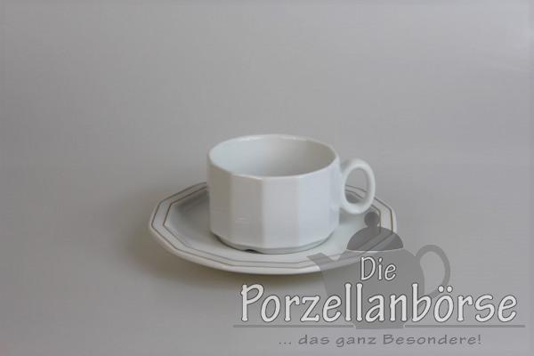 Kaffeetasse 2 tlg. - Rosenthal - Polygon - Hotelgeschirr - Korfu