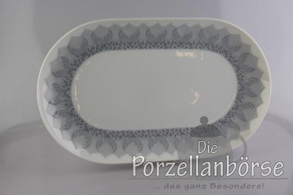 Fleischplatte 33,5 cm - Rosenthal - Lotus - Madras grau