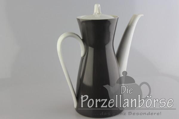 Kaffeekanne 19 cm - Rosenthal - Form 2000 - Secunda grau