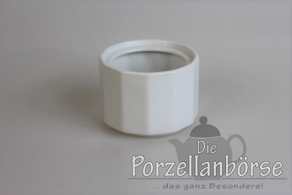 Zuckerdose ohne Deckel - Rosenthal - Polygon - Hotelgeschirr - Weiß