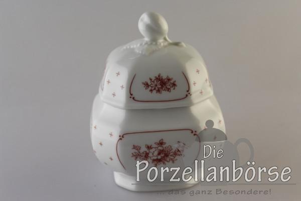 Zuckerdose - Seltmann Weiden - Mirabell - Rosa Blume