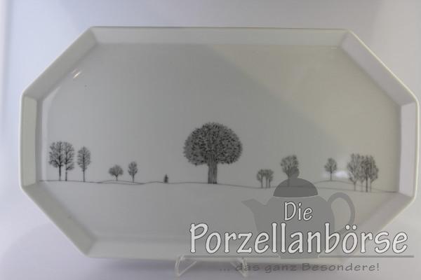 Fleischplatte 37,5 cm - Rosenthal - Polygon - Winterreise