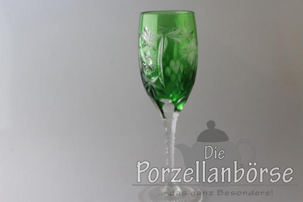 Sherryglas- dunkel Grün