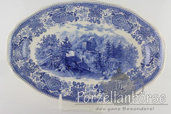 Fleischplatte 33,5 cm - Villeroy & Boch - Burgenland blau