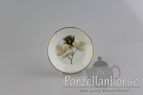 Gebäcktellerchen Ø 8,5 cm - Rosenthal - Form 2000 - Schattenrose