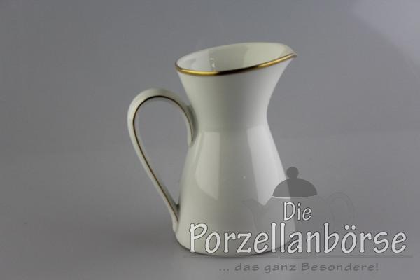 Sahnekännchen groß - Rosenthal - Form 2000 - polierter Goldrand