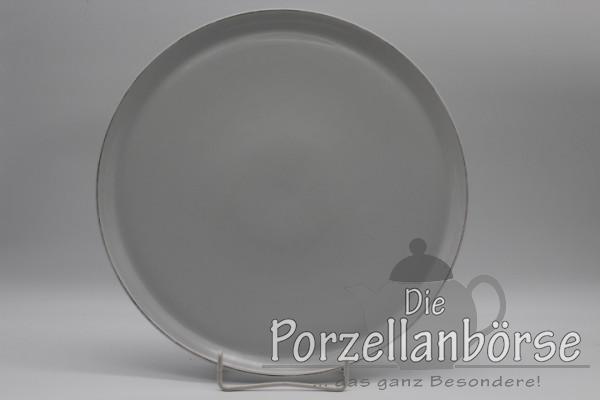 Tortenplatte Ø 33 cm (2. Wahl) - Rosenthal - Form 2000 - Secunda Grau