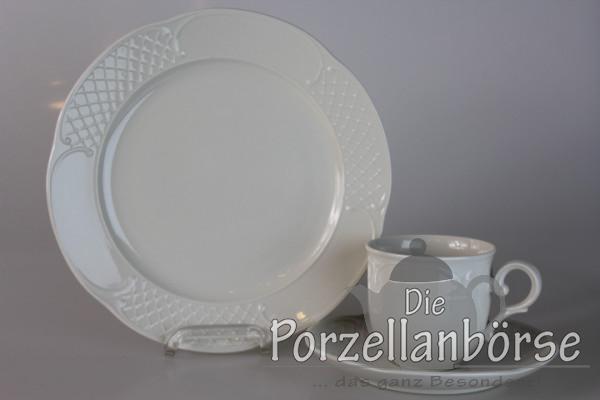 Kaffeegedeck 3 tlg. - Villeroy & Boch - Redoute weiß