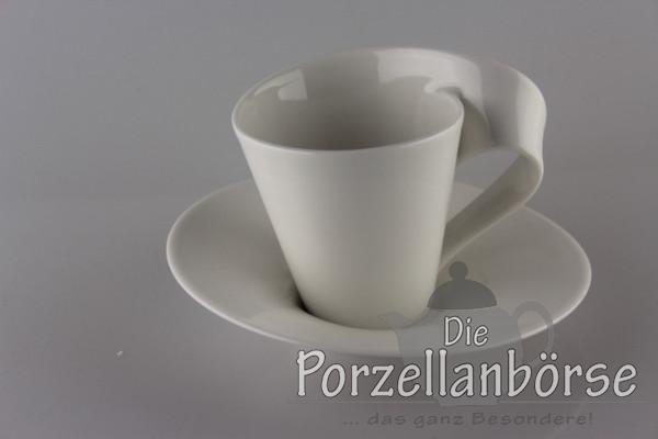 Kaffeetasse 2 tlg. - Villeroy & Boch - New Wave weiß