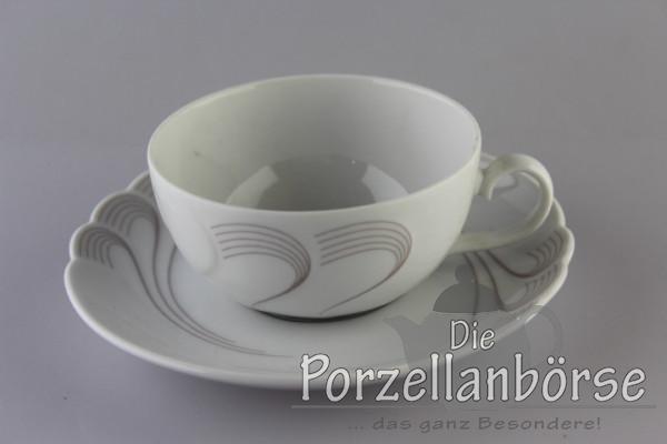 Teepunschtasse 2 teilig - Seltmann Weiden - Helena - Braun