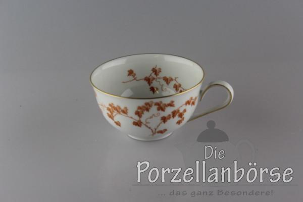 Teetasse - Heinrich - Anmut - rote Weinblätter
