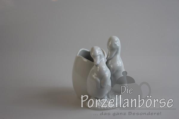 1049 - Vase mit zwei Enten