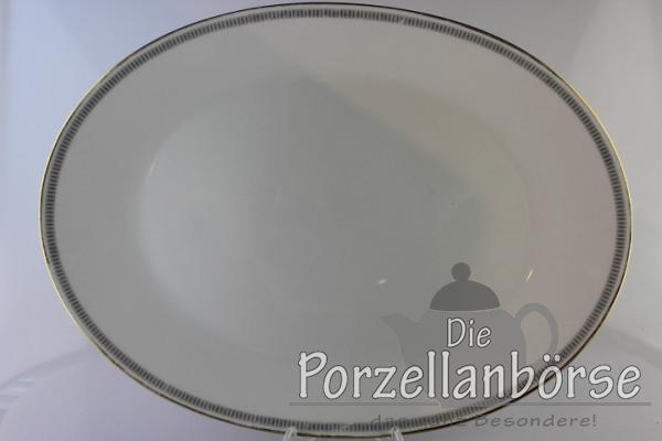 Fleischplatte - Rosenthal - Form 2000 - Graue Rechtecke