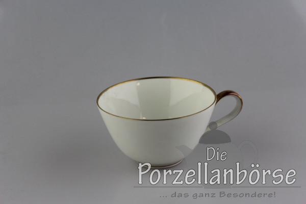 Kaffeetasse - Heinrich - weiß mit Goldrand